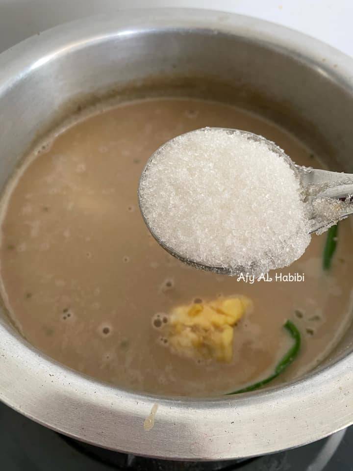 Bubur Kacang Hijau Durian Untuk Hidangan Minum Petang. Sedapnya!