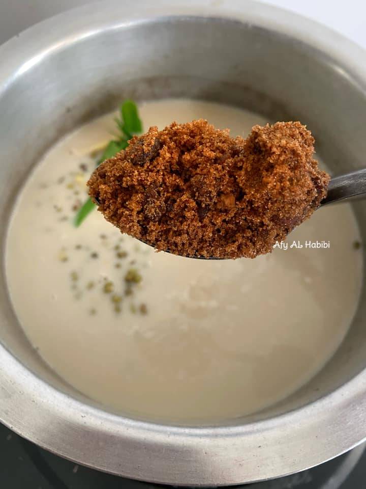 Bubur Kacang Hijau Durian Untuk Hidangan Minum Petang. Sedapnya!