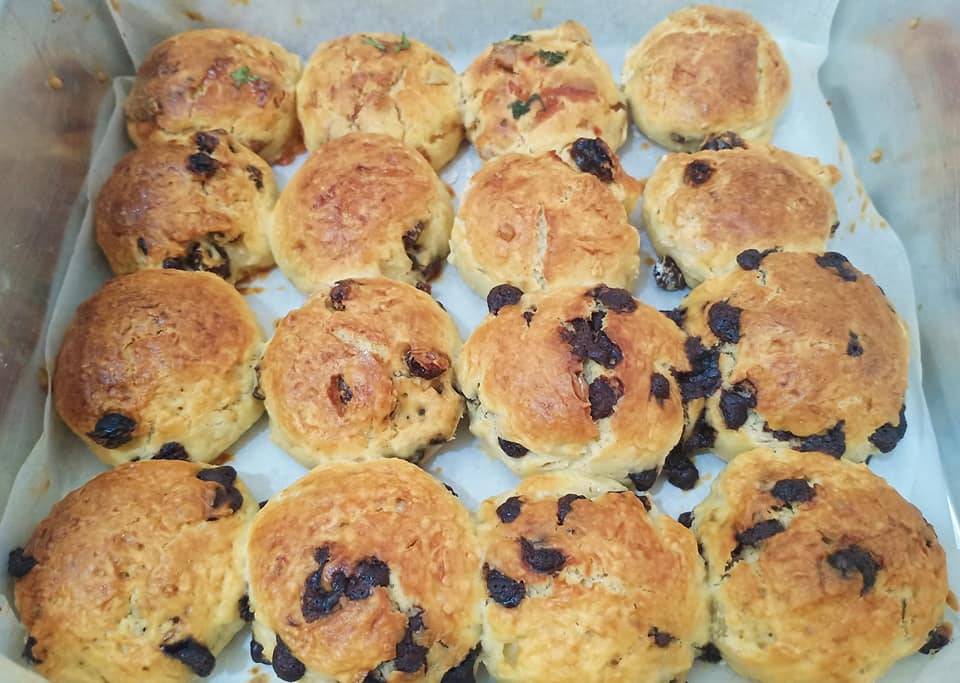 Resipi Asas Scones Guna 4 Bahan. Boleh Tambah Perisa Untuk Lebih Enak