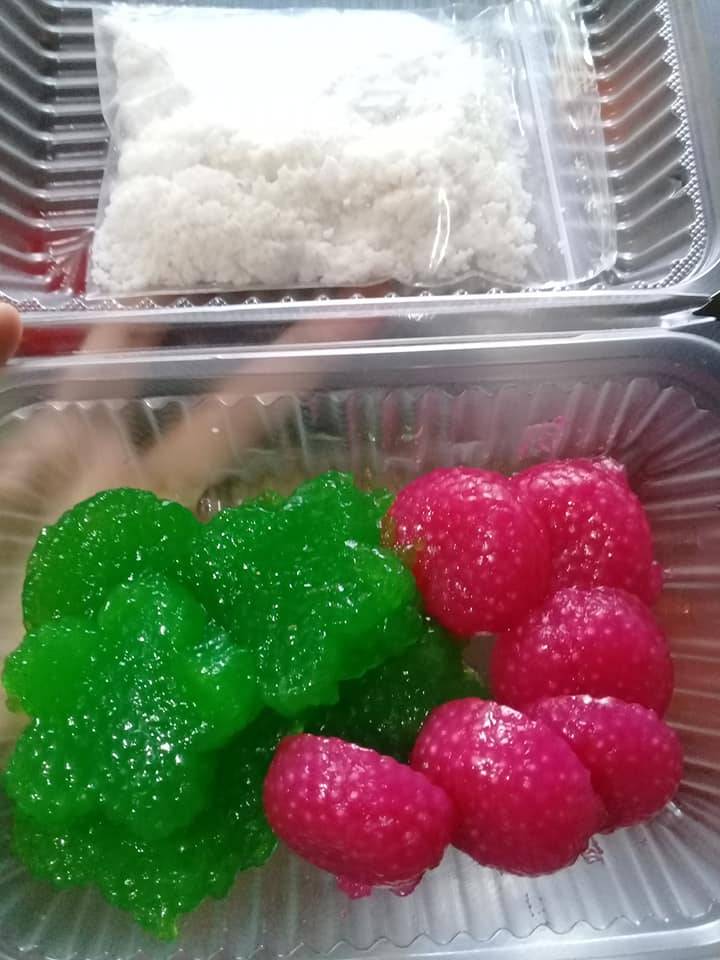 Cara Buat Kuih Sagu Kukus Menggunakan Acuan Lompang