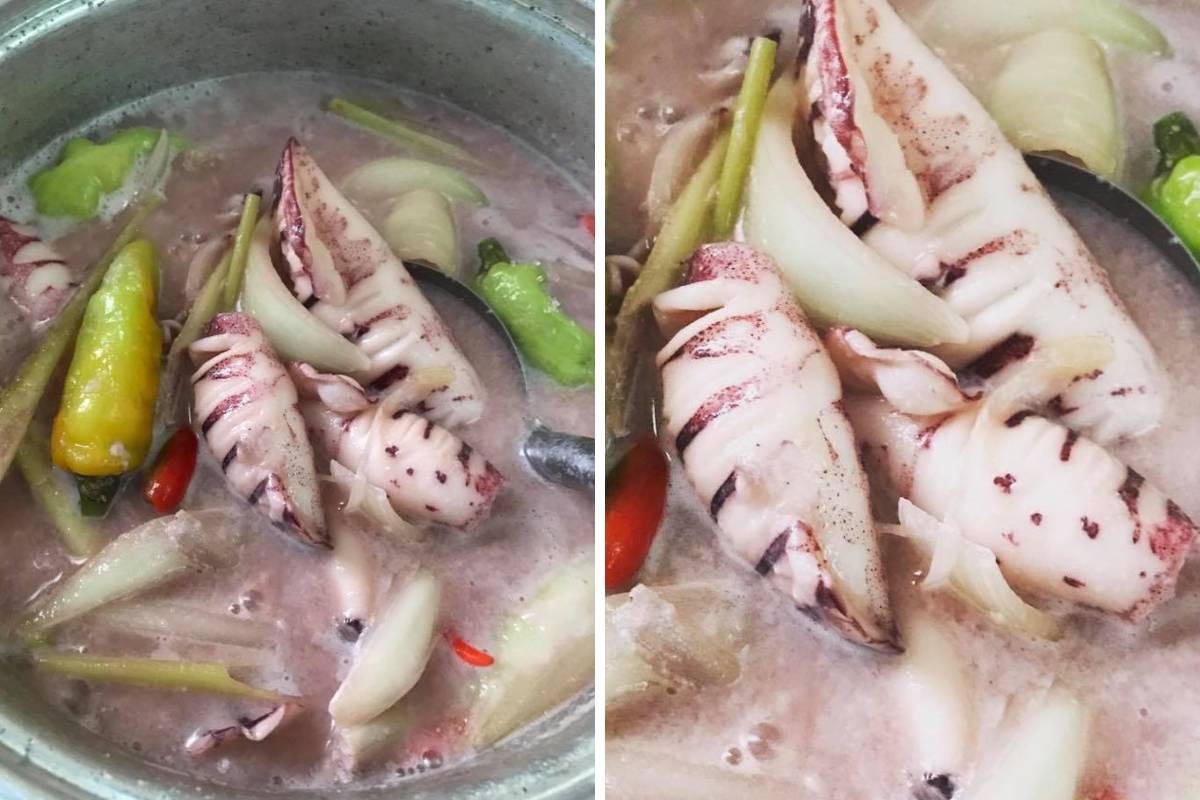 Sotong Masak Lemak Serai, Resipi Yang Mudah Tapi Sedap