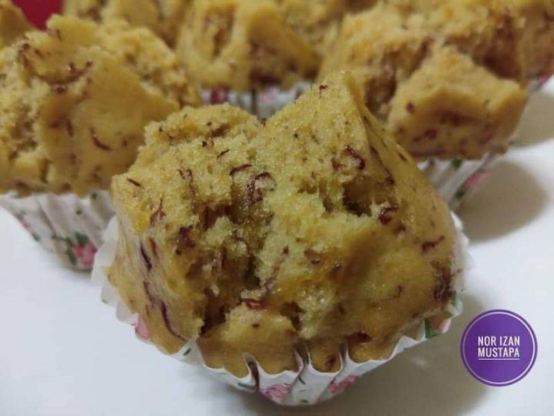 Apam Pisang Santan , Resipi Tanpa Telur Memang Tak Muak Makan