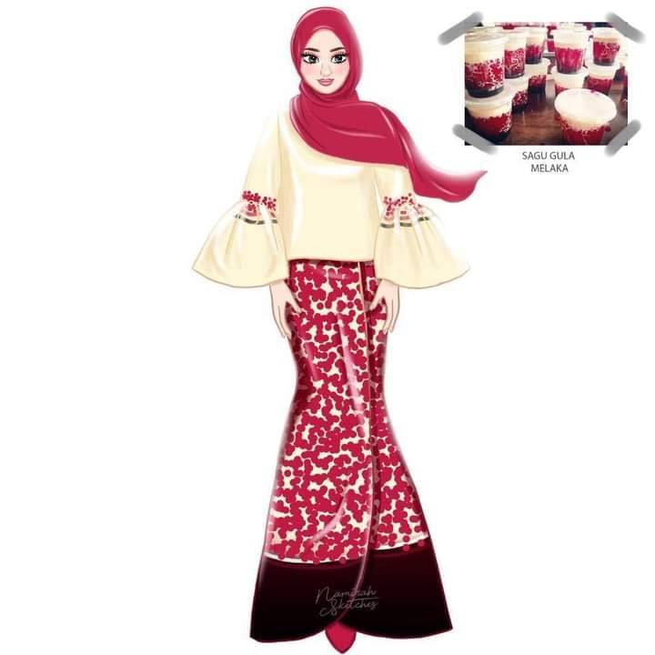 Biskut Raya &#038; Makanan Jadi Inspirasi, Hasil Kerja Wanita Ini Memang Kreatif &#038; Dipuji Warganet