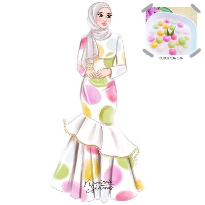 Biskut Raya &#038; Makanan Jadi Inspirasi, Hasil Kerja Wanita Ini Memang Kreatif &#038; Dipuji Warganet