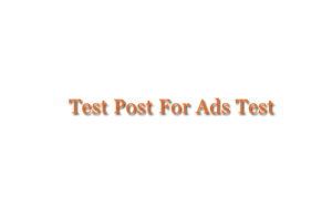 test post