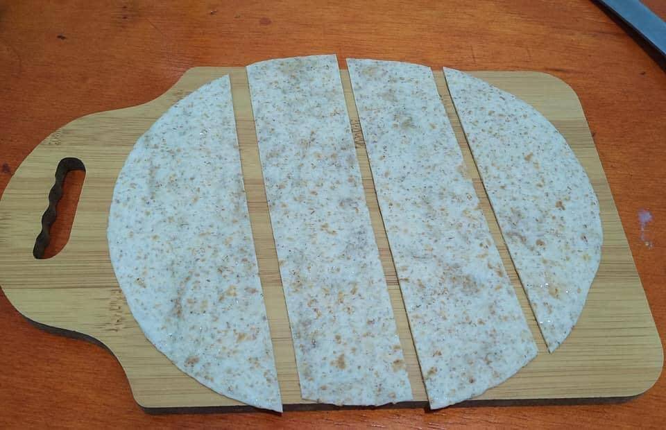 Buat Tortilla Chips Guna Wrap. Tak Jemu, Makan Tak Henti