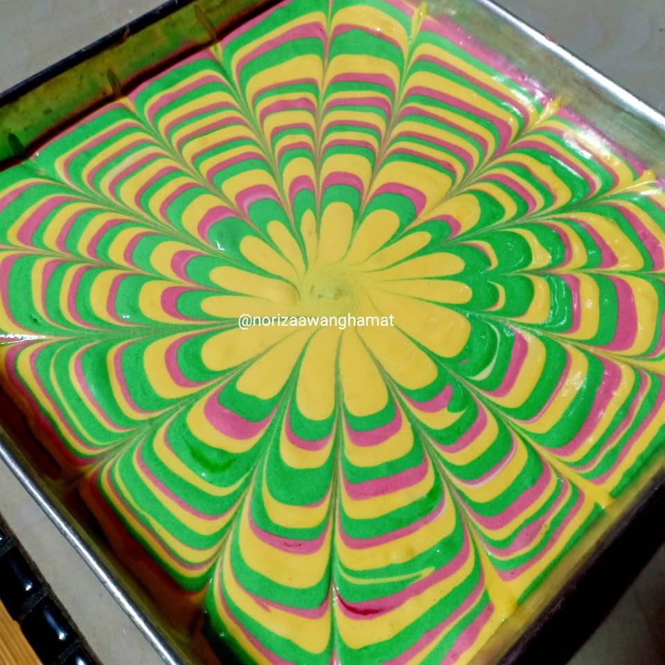 Resipi Kek Apam Karamel Kukus. Lembut, Gebu & Memang Sedap