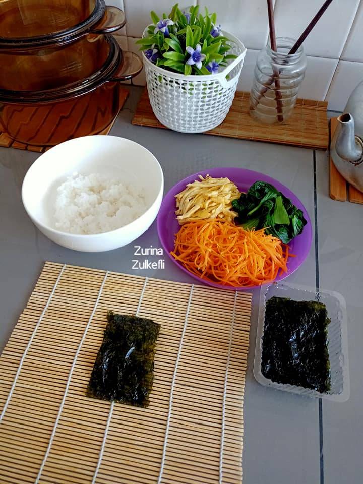 Resipi Mini Gimbap @ Mayak Gimbap Homemade Yang Sangat Mudah & Sedap