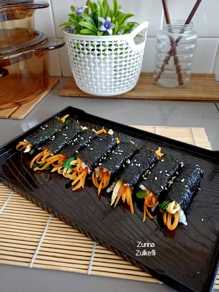 Resipi Mini Gimbap @ Mayak Gimbap Homemade Yang Sangat Mudah &#038; Sedap