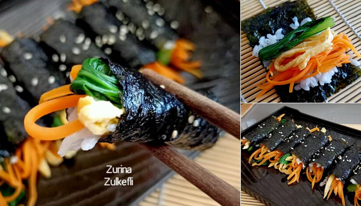 Resipi Mini Gimbap @ Mayak Gimbap Homemade Yang Sangat Mudah &#038; Sedap