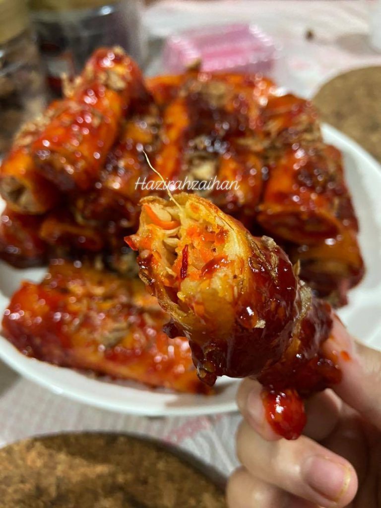 Rangup & Tak Lembik. Resipi Popia Sambal Sedap Macam Pasar Malam
