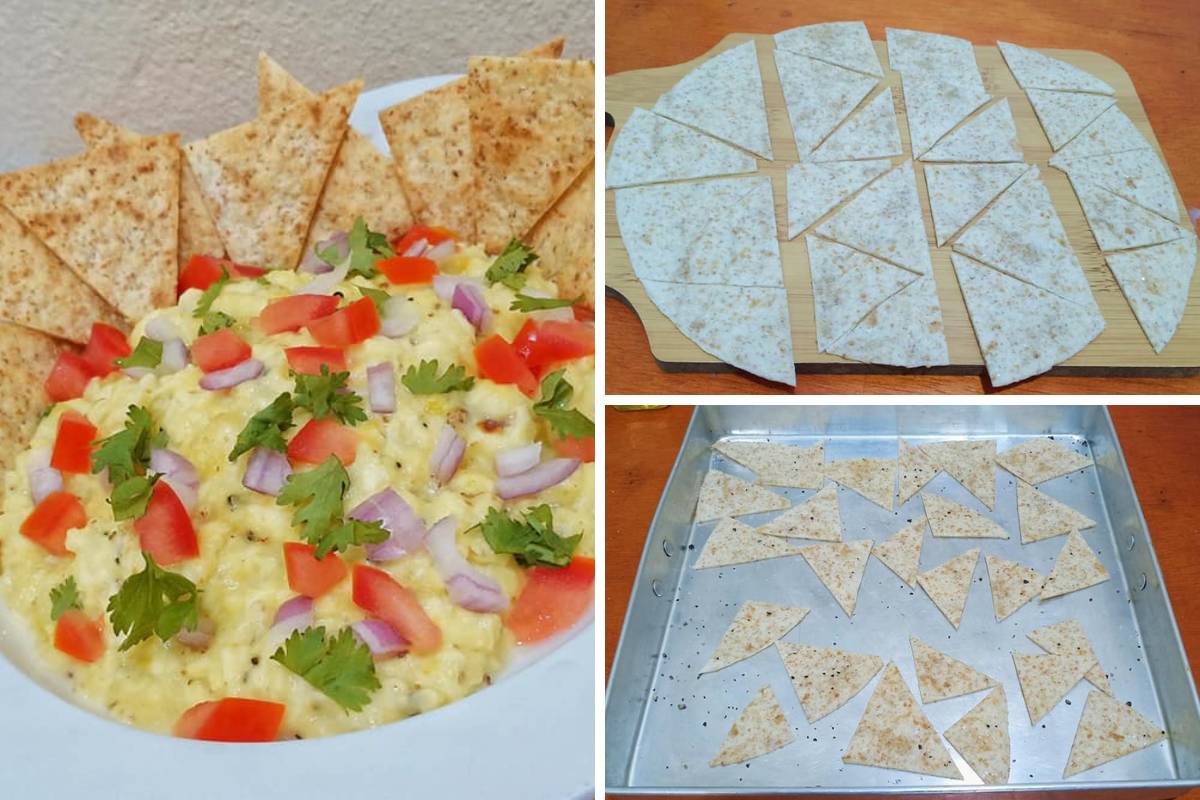 Cara Buat Tortilla Chips Yang Ringkas. Hanya Gunakan Wraps