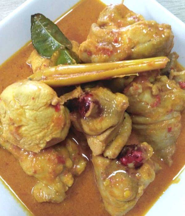  Sedapnya Gulai Ayam Serai Lengkuas.