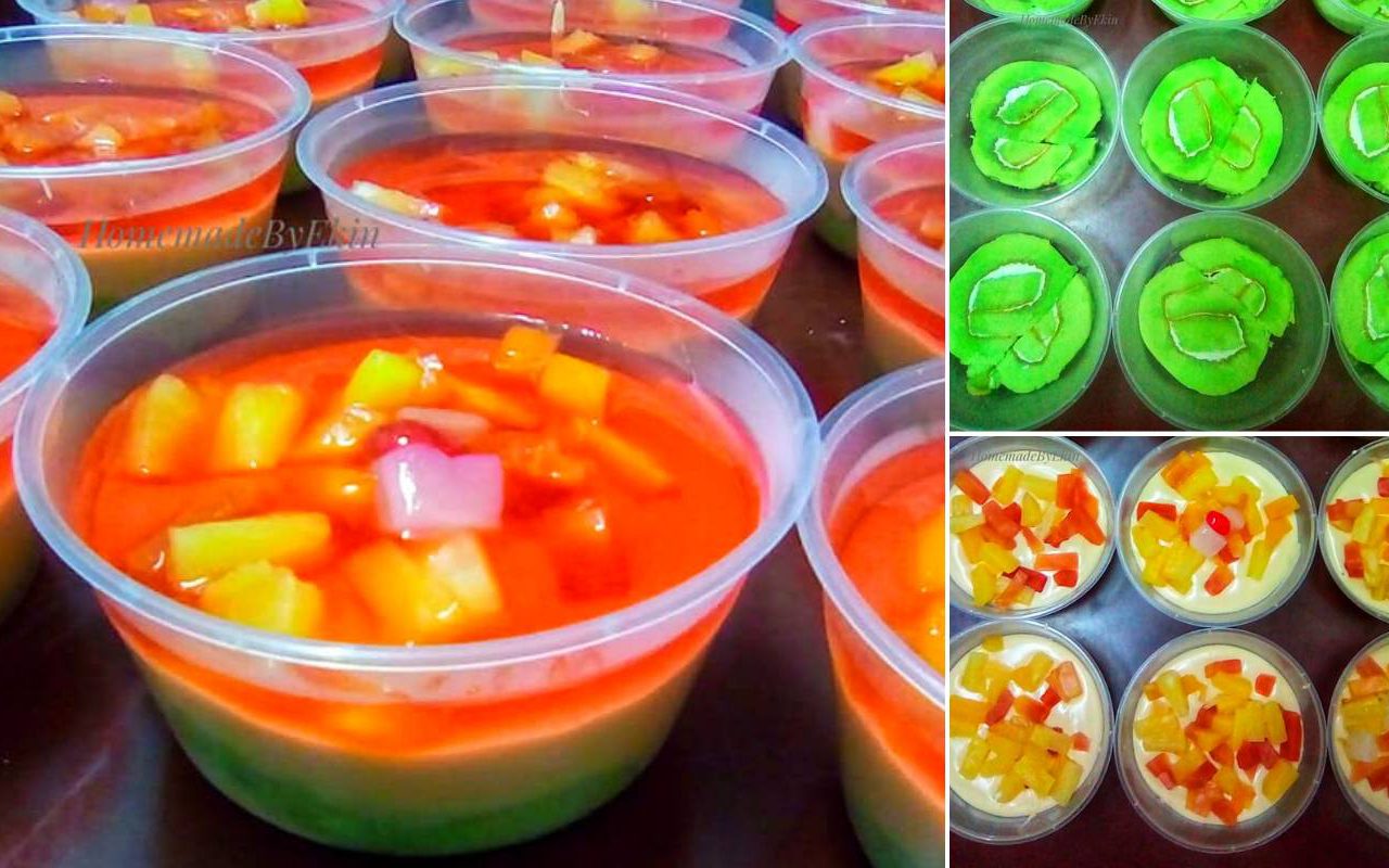 Resipi Step By Step Buat Puding Triffle Yang Sangat Sedap
