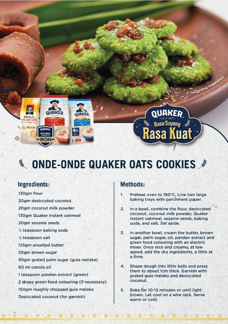 Quaker Oats bekerjasama dengan Chef Anis Nabilah dalam siri webisod istimewa sempena Ramadan