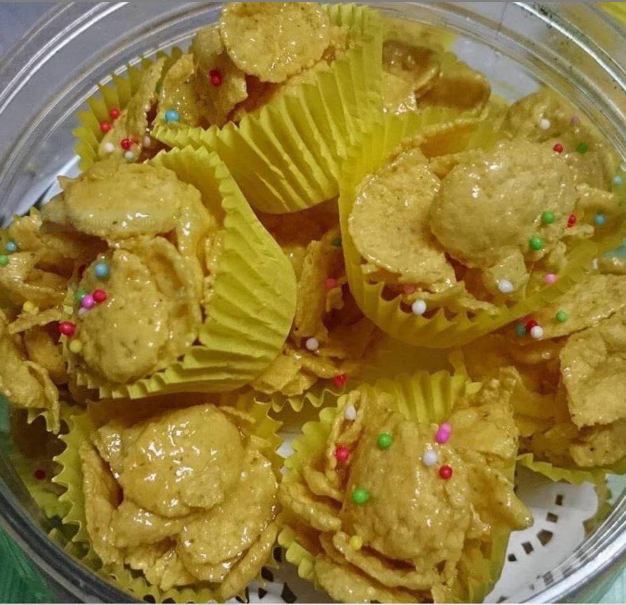 4 Biskut Cornflakes Sedap &#038; Murah, Gerenti Licin Balang Kuih.