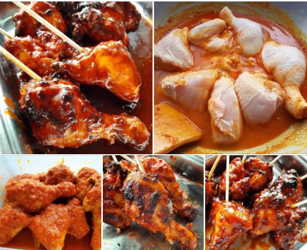 Buat Sendiri Ayam Percik Ala Pasar Malam, Mantap Sedapnya.