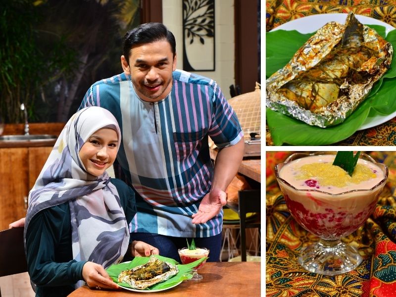 Menu Ikan Patin Bakar & Sagu Jagung Yang Disediakan Oleh Norman Dan Memey Memang Membuka Selera