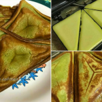 Resipi Kuih Akok Pandan Paling Mudah. Masak Guna Sandwich Maker Je.
