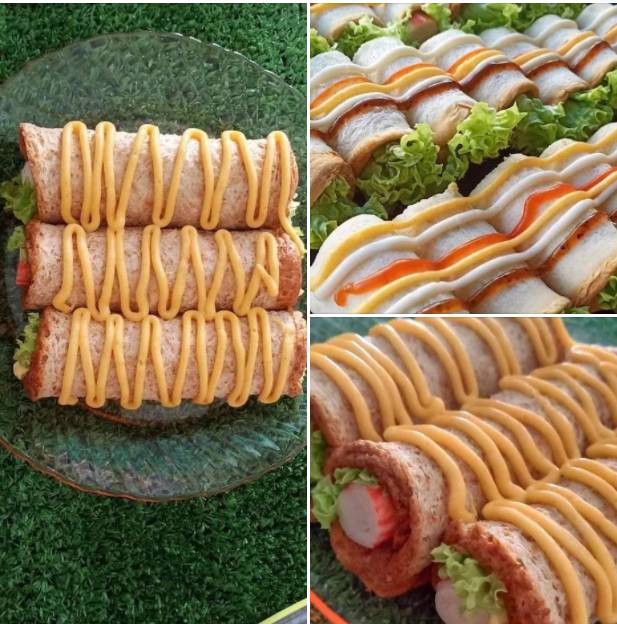 2 Versi Sandwich Roll Ni, Boleh Buat Sendiri.